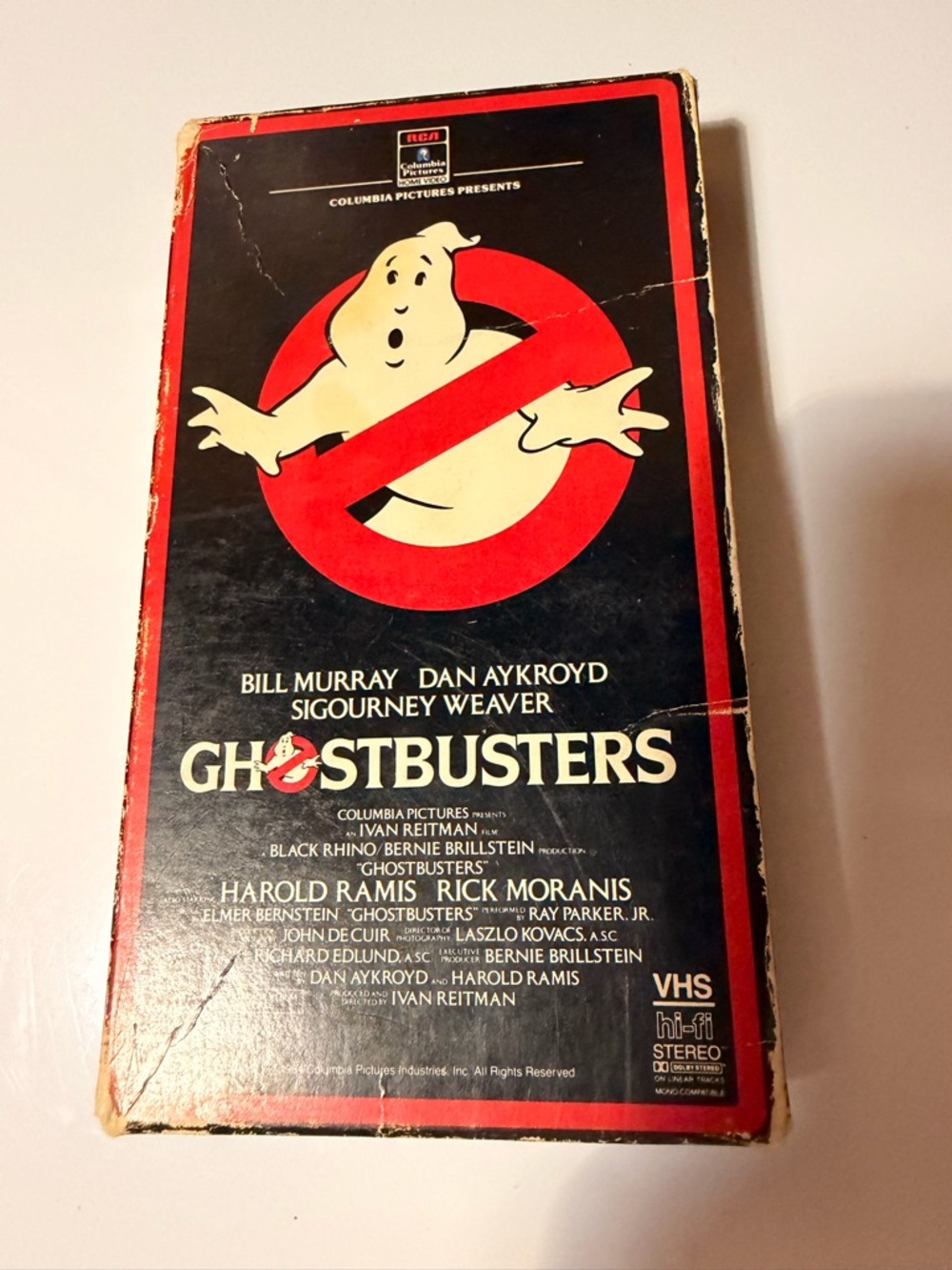 Ghostbusters VHS Tape - Black/Red Classic Movie (Brand: )